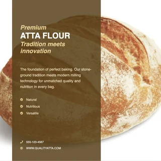 Product based brand flyer design