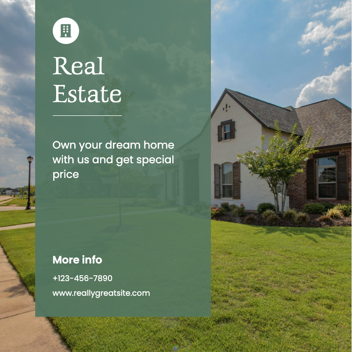 Luxury Home flyer template example