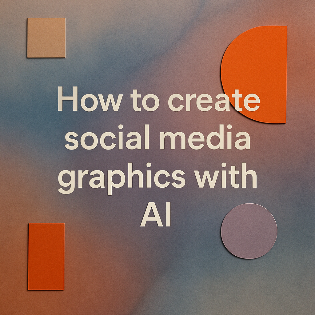 How to Create Social Media Graphics with AI